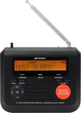 Retekess TR625 NOAA Emergency Weather Alert Radio with S.A.M.E. Home Snowstorm