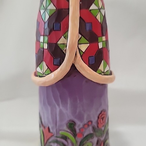 JIM SHORE Here We Come A-wand'ring So Fair to Be Seen WOMAN CAROLER FIGURINE - Picture 5 of 22