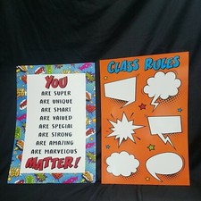 Teachers Room Poster Class Rules  You Matter 3 Each In Package