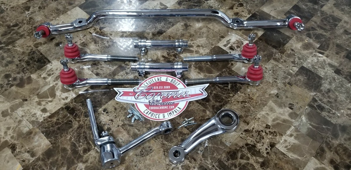 Chrome Steering Linkage Kit 67-70 Impala / Caprice | eBay