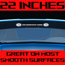 San Francisco 49ers 22" Decal/Sticker-Fan Gift-Window-Car-Truck-Mirror-Wall Art