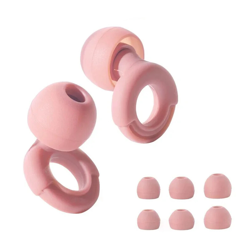 Loop Ear Plugs Soft Ultra Comfy Reusable Noise Reducing Protection ...