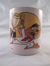 Looney Tunes Speedy Gonzalez 1997 Ceramic Mug "Visca El Barca!" FCB Sport Trophy