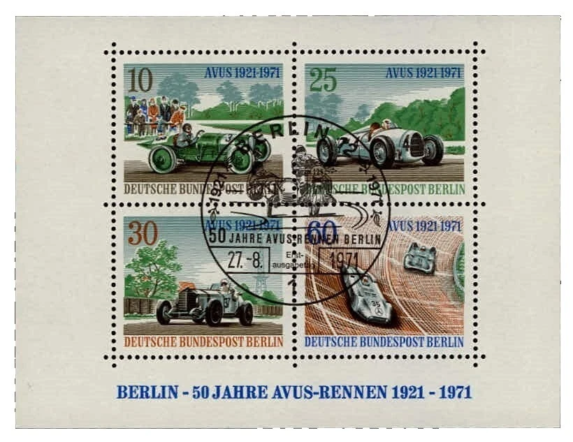 German Used Sports Postal Stamps