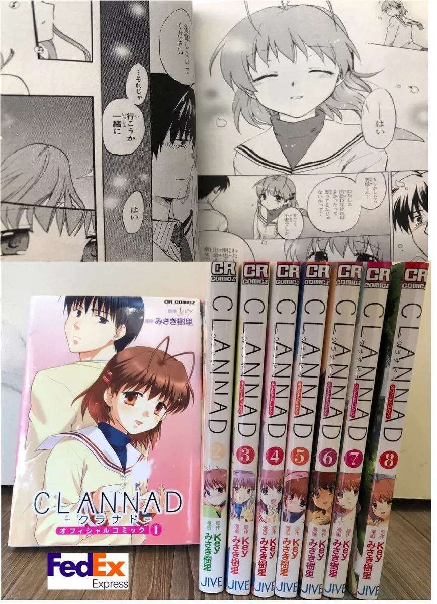 CLANNAD vol.1-8 Comic Complete Manga Japan