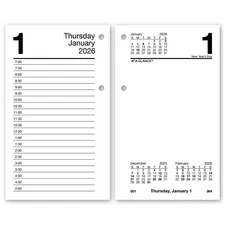 2026 At-A-Glance E717R-50 Recycled Desk Calendar Refill, 17-Style, 3-1/2 x 6"