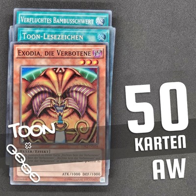 Yugioh! - Exodia x Toon Deck - Draw Power - Competitive - Komplett Deutsch!