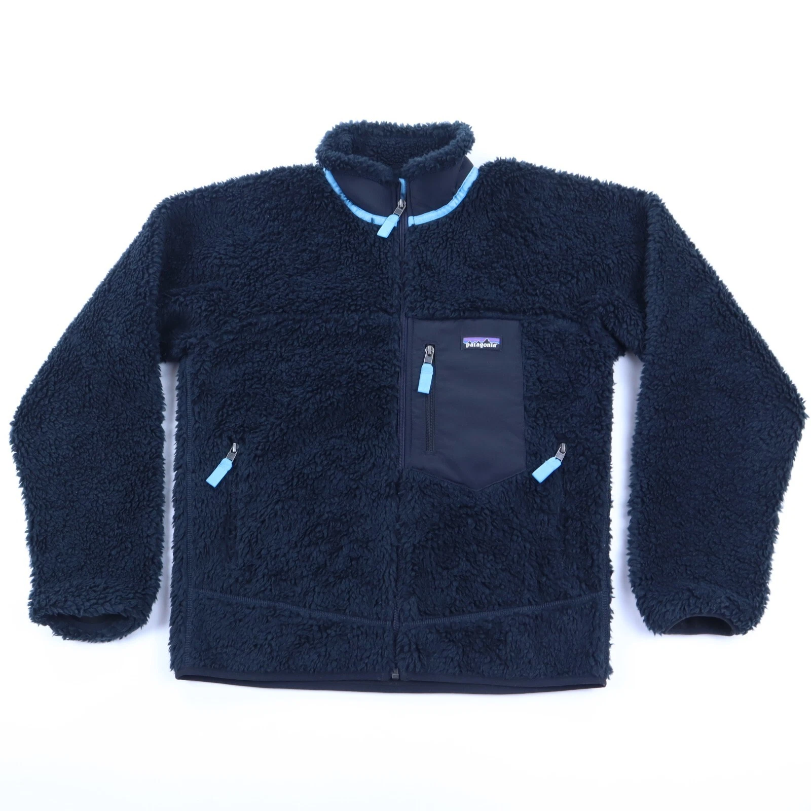 Patagonia Jacket Mens S Classic Retro-X Fleece Jacket Pitch Blue Deep Pile NWT
Opens in a new window