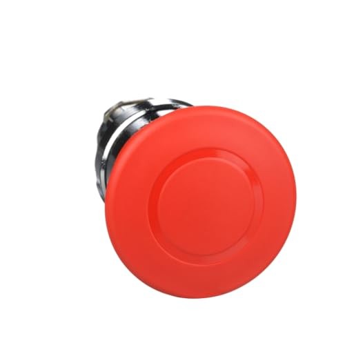 1-Pack Harmony XB4 Emergency Switching Off Push-Button Head, 40mm Red Mushroom,