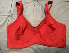 NIP Lot Of 5 Sculpted Cooling Full Coverage Minimizer Bras 38E Red White Beige