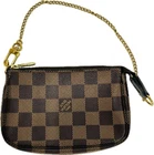 Louis Vuitton LV Hand Bag N58009 Damier Mini Pochette Accessoir Excellent++ B191