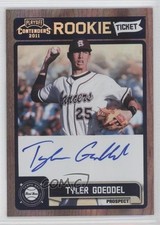 2011 Playoff Contenders Rookie Tickets Signatures Tyler Goeddel #RT33 Auto 2u8