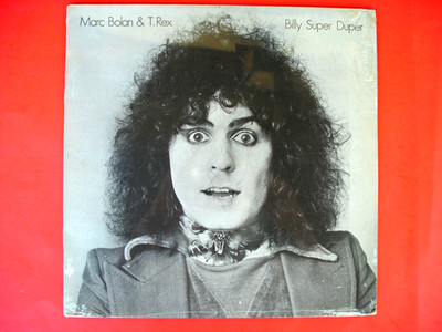 Marc Bolan & T. Rex Billy Super Duper UK 1982 Red Vinyl LP, Marc On Wax M SEALED