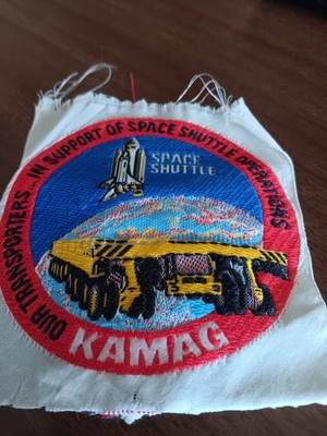 Vintage Nasa KAMAG Our Transporters In Support Of Space Shuttle Operations Patch