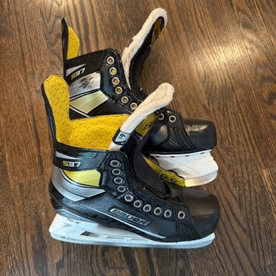 Bauer Supreme S35 Intermediate Hockey Skates-Size 6.5D-Black/Gold-No Box-EUC
