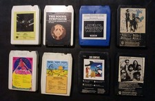 Lot of 8 Rock N Roll 8-track tapes Fleetwood Mac Doobie Bros Bad Company Foghat