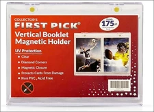 Vertical Booklet 175PT One-Touch Magnetic Holder UV Protection For NT Flawless