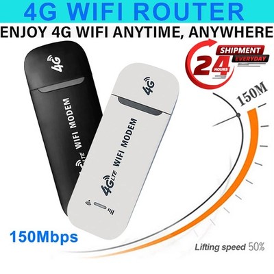4G LTE Unlocked USB Dongle Modem Wireless Router Mobile Broadband WIFI SIM Card.