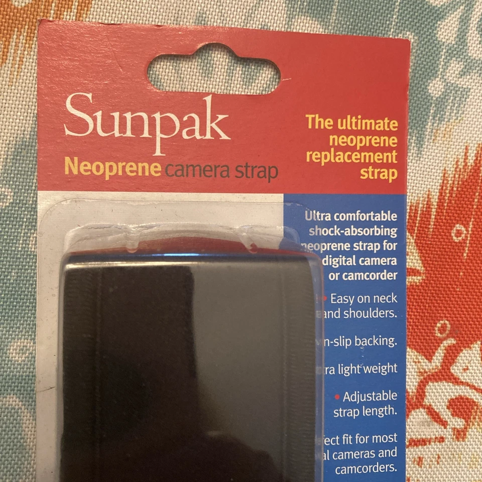 Correa para cámara de neopreno Sunpak nueva videocámara para cámara digital Foto 2 de 4