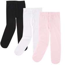 Baby Girls' Nylon Tights Black Pink 0-9 Months US