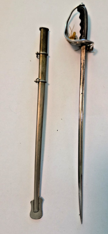 Vtg Miniature Rapier Sword Letter opener