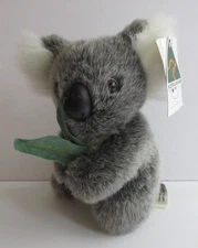 Australia Jackie Koala Bear w/ Gum Leaf Aussie Bush Toys 7" Plush Stuffed Animal