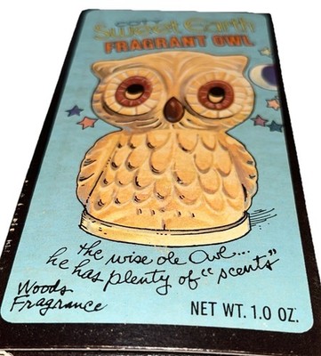 Vintage Coty Sweet Earth Fragrant Owl New In Box