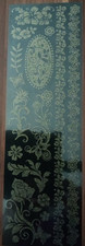1  Rubbel-Transferbogen  mit   GOLD  GLIMMER  VEREDELT +  BLUMEN  +Jittenmeier 7