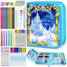 53 PCS Washable Scented Markers Set for Kids Arts and Crafts Gifts