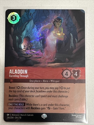 #ad Aladdin Barreling Through Epic 216 204 Whispers in the Well Holo $4.00