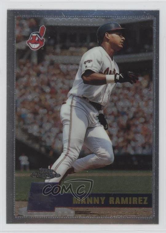 1996 Topps Chrome Manny Ramirez #161 05ri