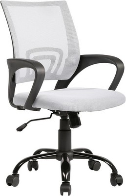 BestOffice Office Chair Ergonomic Desk Mesh Computer 1 Pcs, White 