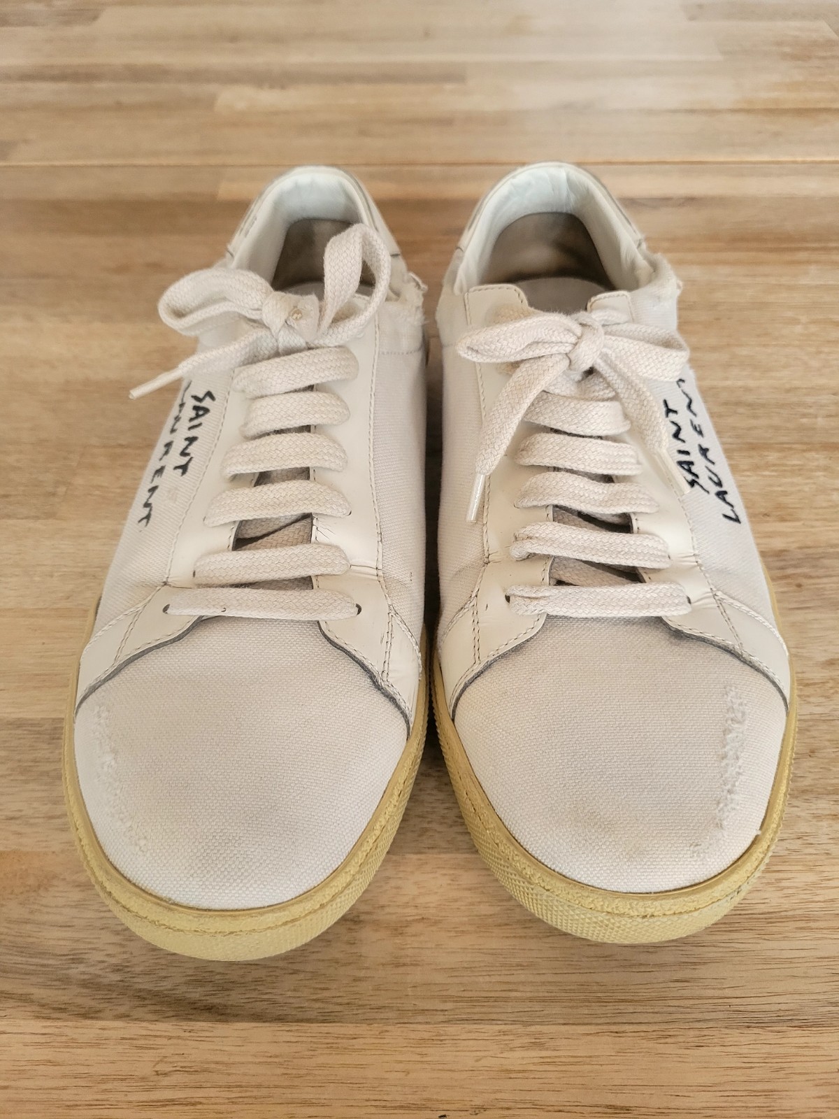 Saint Laurent White Sneakers Men Size 42.5
