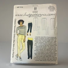 Classix Nouveau Dolce Vita Slim Cut Pants 1112  HotPatterns.com BRAND NEW