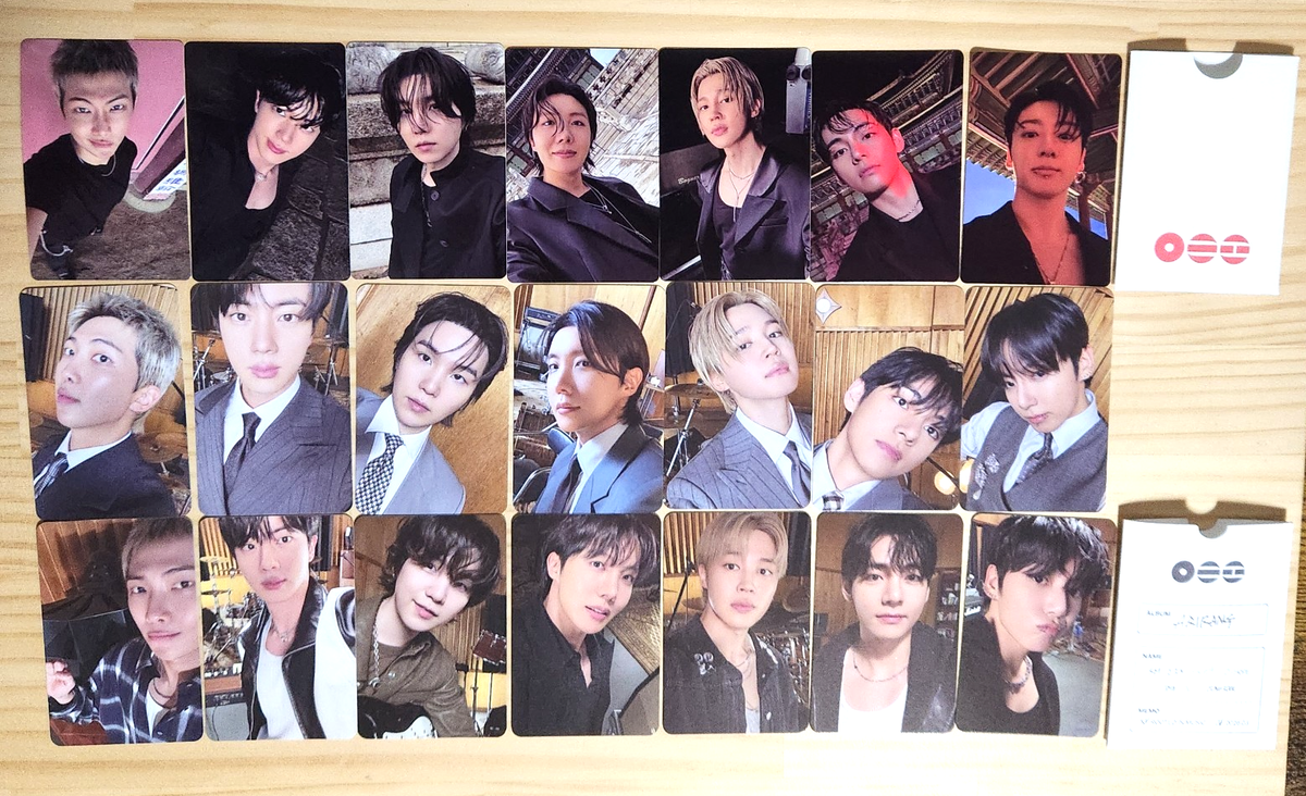 BTS Photo Card Set 21 pcs 5th Album Arirang 3 Types ＆ JPFC Pob
