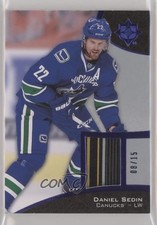 2015-16 Upper Deck Ultimate Collection Gold 8/15 Daniel Sedin #34 Patch HOF z1b