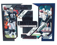2024 Panini Contenders #10 Michael Irvin / Tim Brown Draft Class Contenders