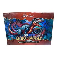2025 Wild Card Pro-Look Dino-Might Alumination Football Edition Sealed Hobby Box