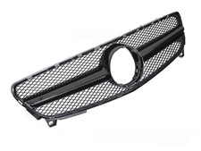 K&uuml;hlergrill Passend f&uuml;r Mercedes A W176 15-18 Sportgrill Schwarz Glanz