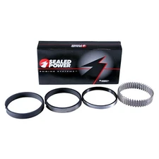 Speed Pro E243K SBC Chevy 400 377 Moly Piston Rings Standard STD 4.125" Bore