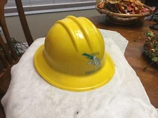 Vtg Yellow Hard Boiled 1961 E.D. Bullard Hard Hat Sausalito CA  -TURTLE CLUB!!
