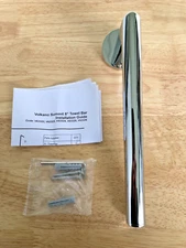 Volkano V63323 ICO Bath Summit 8”Towel Bar in Chrome
