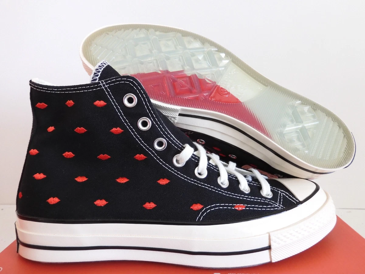 靴 Converse Chuck Taylor All Star 70 HI 28 Converse Chuck Taylor All Star 70 High Black Red for Sale