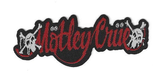 Mötley Crüe - Dr. Feelgood Logo Cut Out gewebter Aufnäher-woven Patch Neu Bild 1 von 2