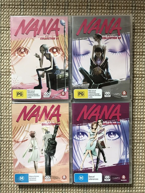 NANA anime Complete DVD Collection (Vol.1-4) Box Set Uncut Version PAL