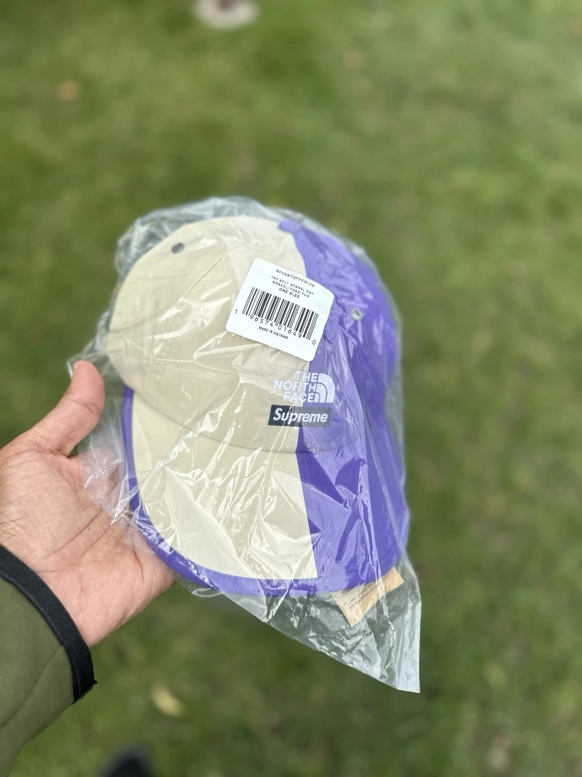 Casquette chapeau marron Supreme The North Face fendue 6 panneaux neuve sous blister