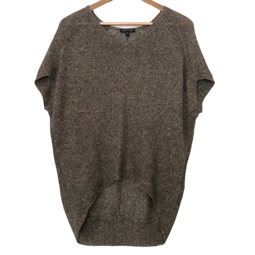 Eileen Fisher Linen Sweater Multitonal Mesh Gray … - image 1