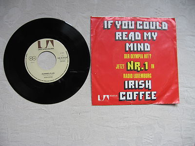 Irish Coffee If You Could Read My Mind Hummelflug  7'' Progressive UA 35 473 B