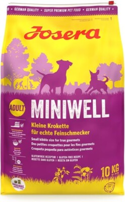 JOSERA Miniwell Adult Mini Premium Trockenfutter für ausgewachsene Hunde Kleiner