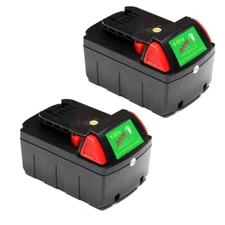 MaximalPower 3000mAh Battery for Milwaukee C18B 18V Power Tool Li-ion (2 Pack)